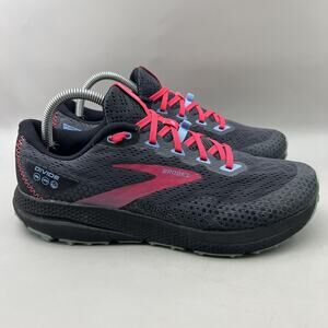 Brooks Divide 3 Trail Running Shoes Women‎ Size 10.5 Black Pink Comfort Sneakers